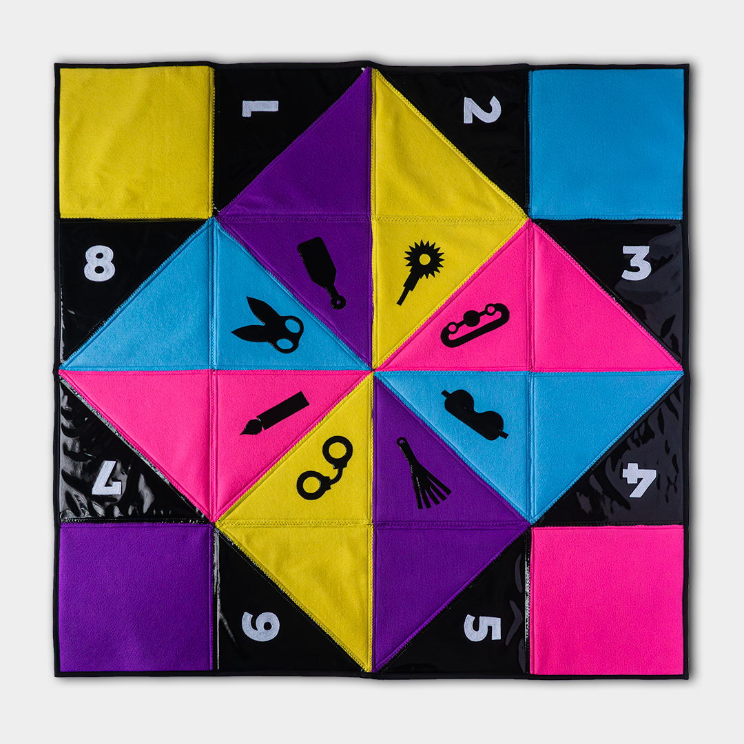 Fabric recreation of the fortune teller game