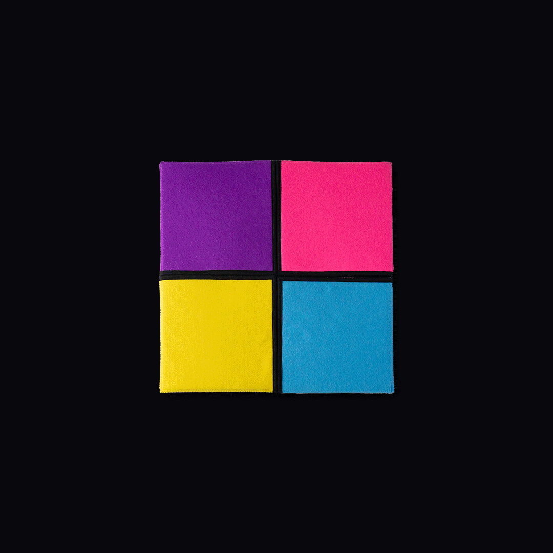 GIF of the recreated fortune teller game